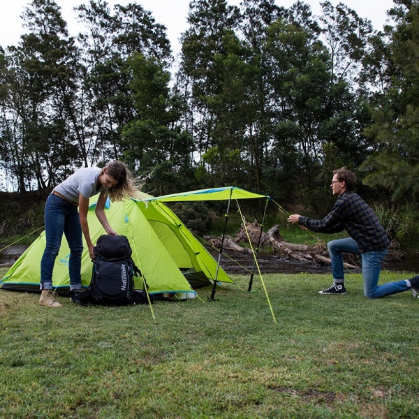 Barraca Camping Naturehike 3 Pessoas - Pro Series 3P UFP50+ - Verde-claro