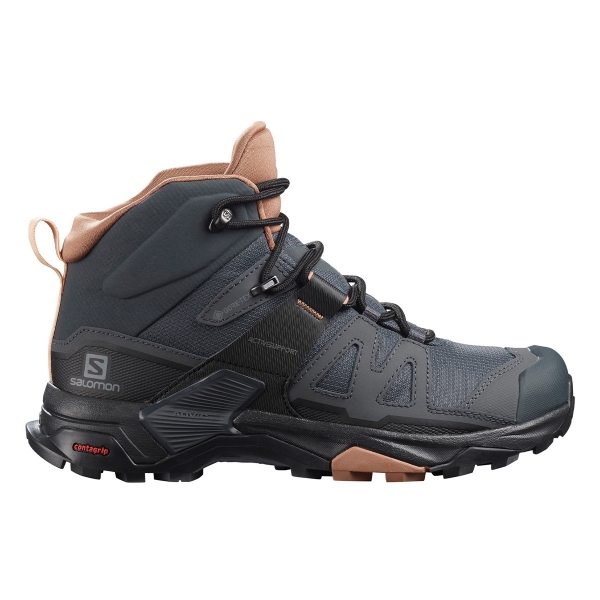 Bota Salomon Feminina - X Ultra 4 Mid Gtx - Cinza-escuro