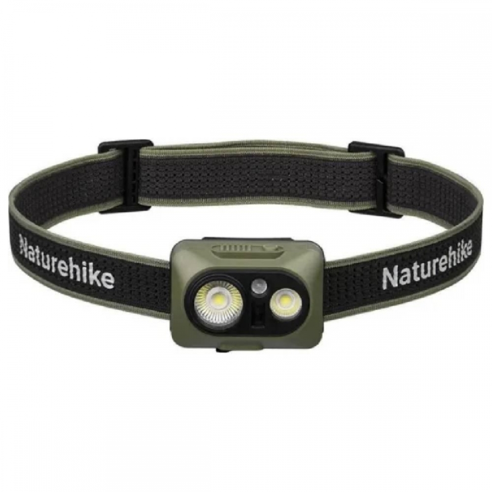 Lanterna de Cabeça Naturehike 500 Lumens IP66 Recarregável - Verde