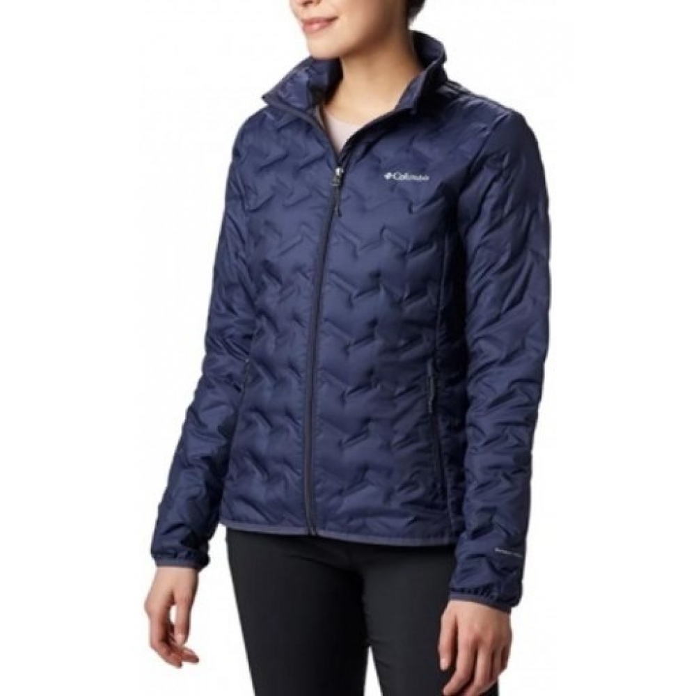 Jaqueta Feminina De Pluma De Ganso Columbia - Delta Ridge - Azul-marinho