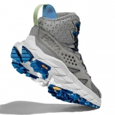 Bota Hoka Anacapa Breeze Mid Masculina - Cinza-azul