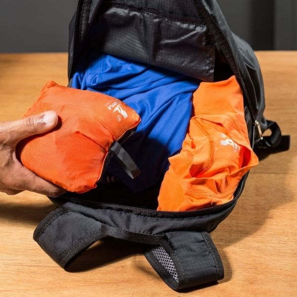 Mochila Dobrável Compacta Curtlo - Tour 23L - Preto