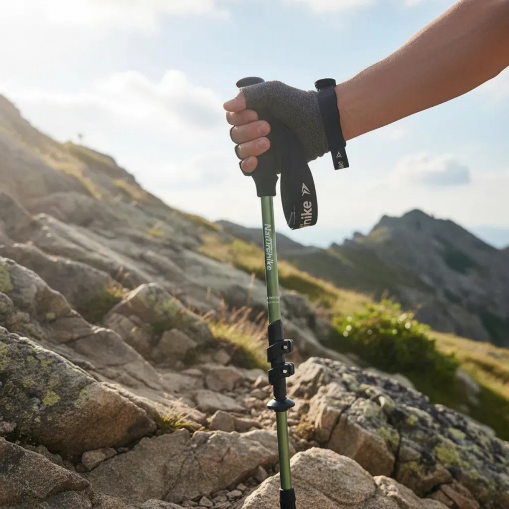 Bastão de Trilha Feminino Naturehike Trail Lite - Verde