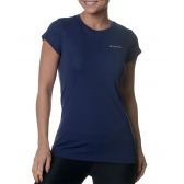 Camiseta Feminina Columbia Neblina - Manga Curta - Azul-marinho