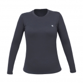 Camiseta Curtlo Feminina Longa - Active Fresh UV50+ - Preto