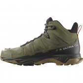 Bota Salomon Masculina - X Ultra 4 Mid Gtx - Verde