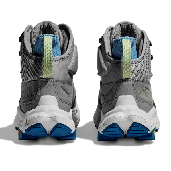 Bota Hoka Anacapa Breeze Mid Masculina - Cinza-azul