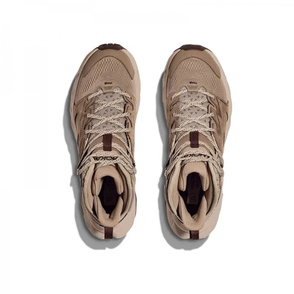 Bota Masculina Hoka - Anacapa Breeze Mid - Marrom-claro