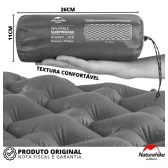 Isolante Inflável Naturehike - Sleeping Pad FC-10 - Chumbo