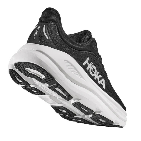 Tênis Masculino Hoka - Bondi 9 - Preto-branco