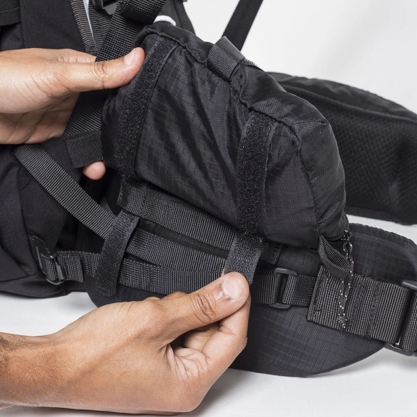 Mochila Cargueira Curtlo - Hiker 50+10L - Preto