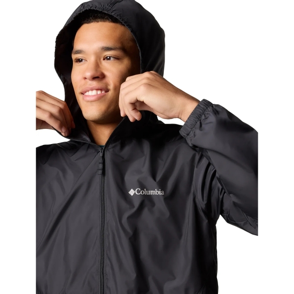 Jaqueta Columbia Flashback II Windbreaker Masculina - Preto