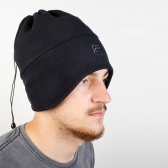 Gorro Ajustável Thermofleece Unissex - Curtlo - Preto