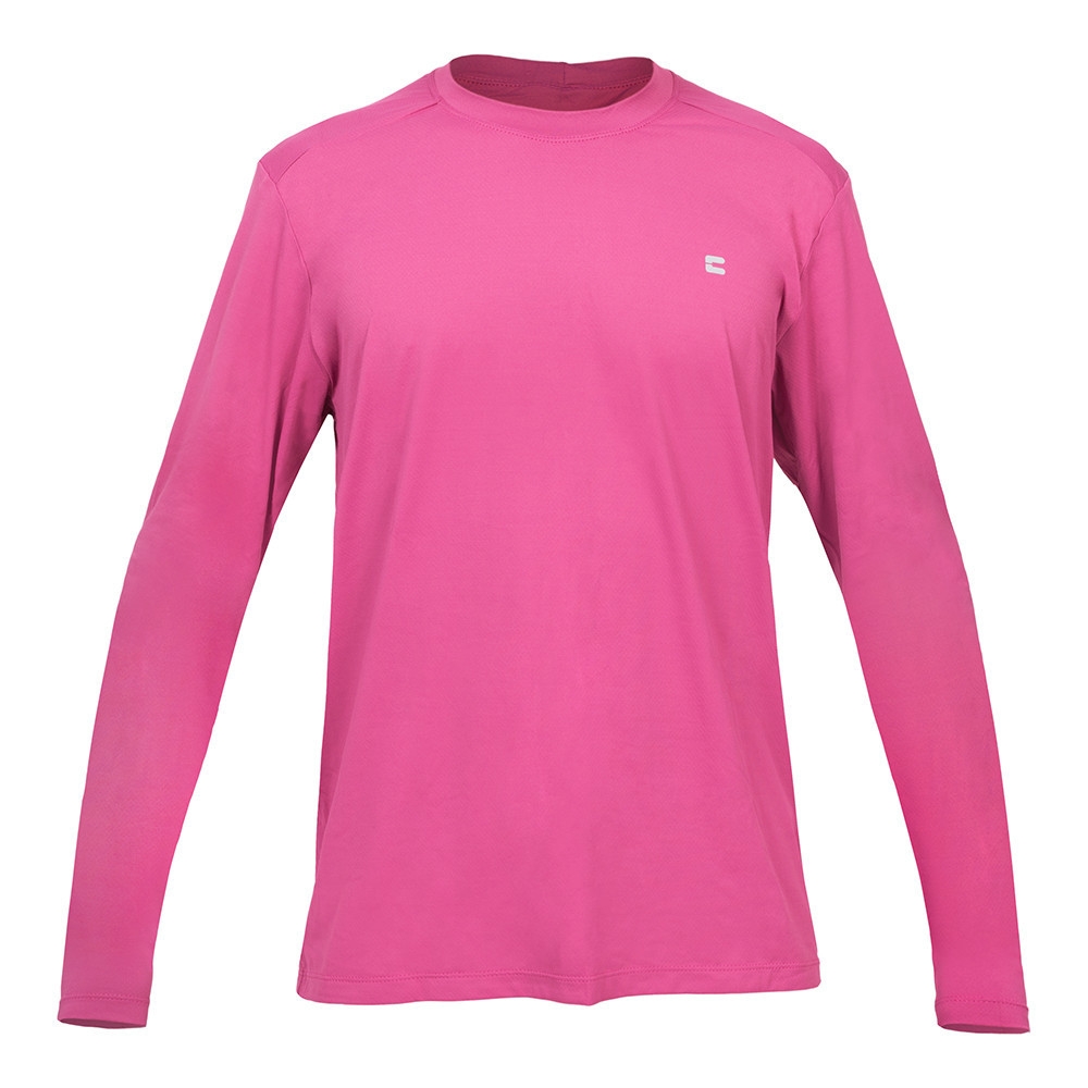 Camiseta Curtlo Masculina Longa - Active Fresh UV50+ - Ameixa