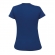 Camiseta Curtlo Feminina Curta - Active Fresh  UV+50 - Azul-marinho