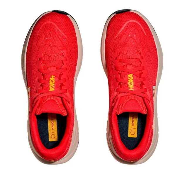 Tênis de Corrida Feminino Hoka - Rincon 4 - Vermelho