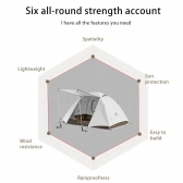 Barraca Naturehike Cloud Creek 2P Autoportante - Branco