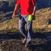 Calça Bermuda Masculina Curtlo - Trail Ec 50+ - Cinza