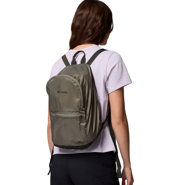 Mochila Dobrável Columbia Lightweight Packable Backpack 19L - Verde-musgo