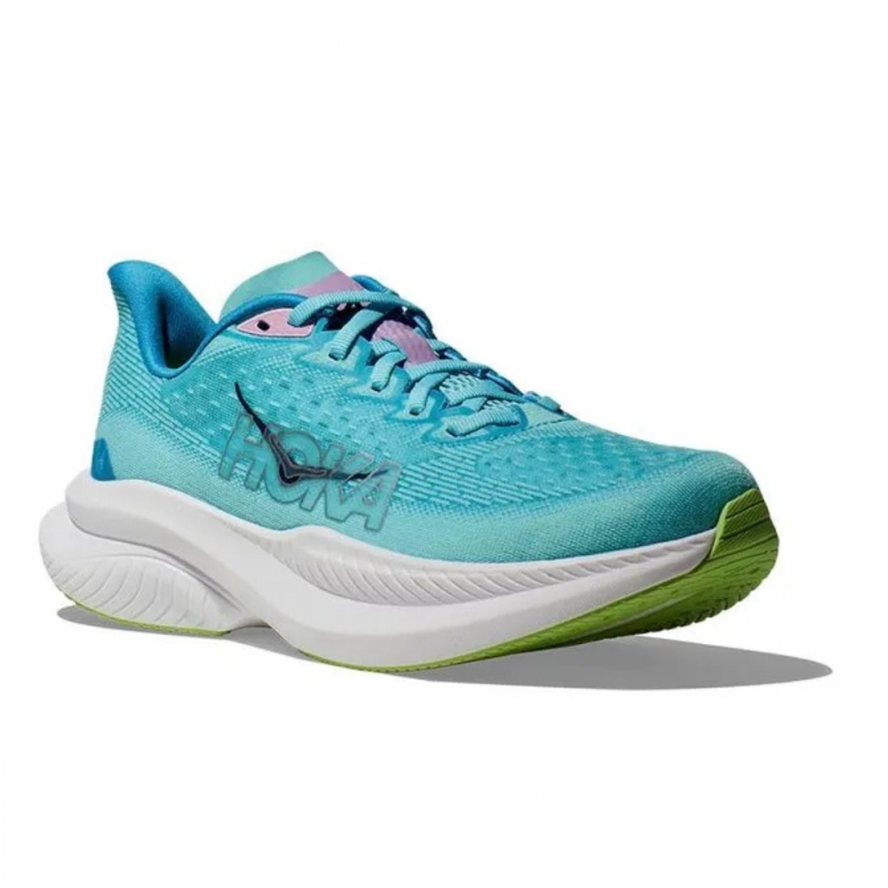 Tênis Feminino de Corrida Hoka - Mach 6 - Azul-claro