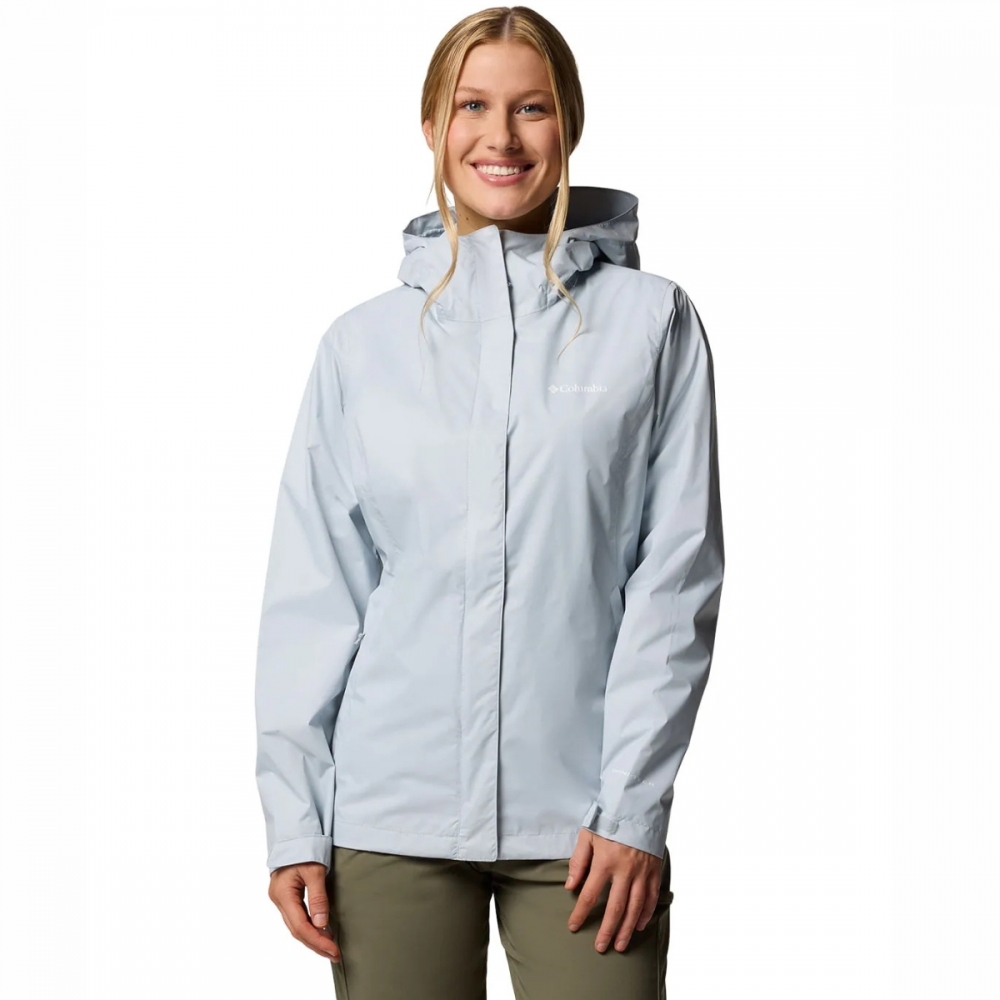 Jaqueta Columbia Arcadia Feminina Impermeável - Cinza