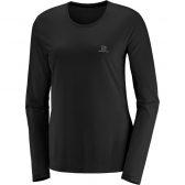 Camiseta Feminina Salomon - Sonic UV+50 - Preto